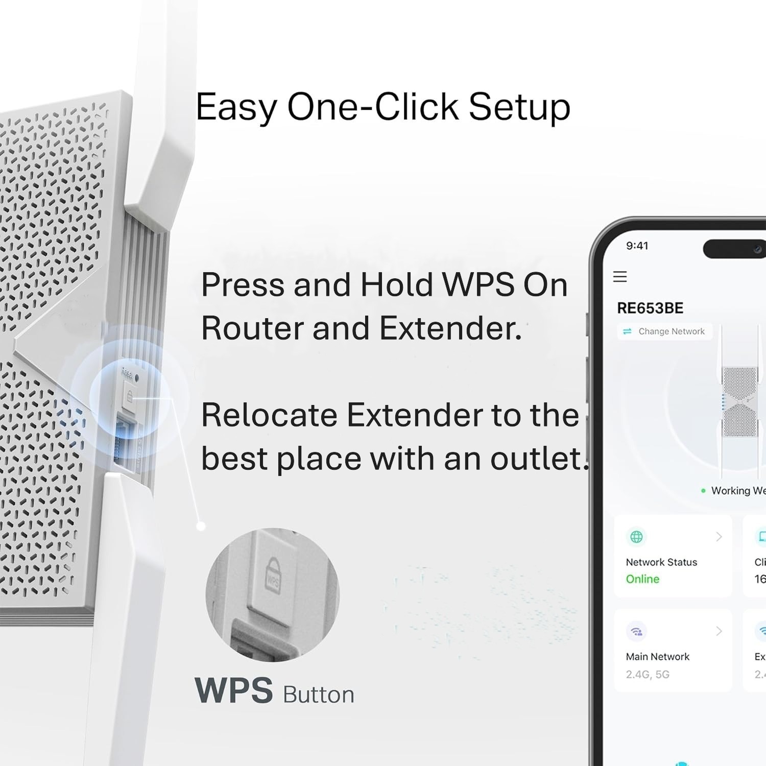 WPS New Extender Setup